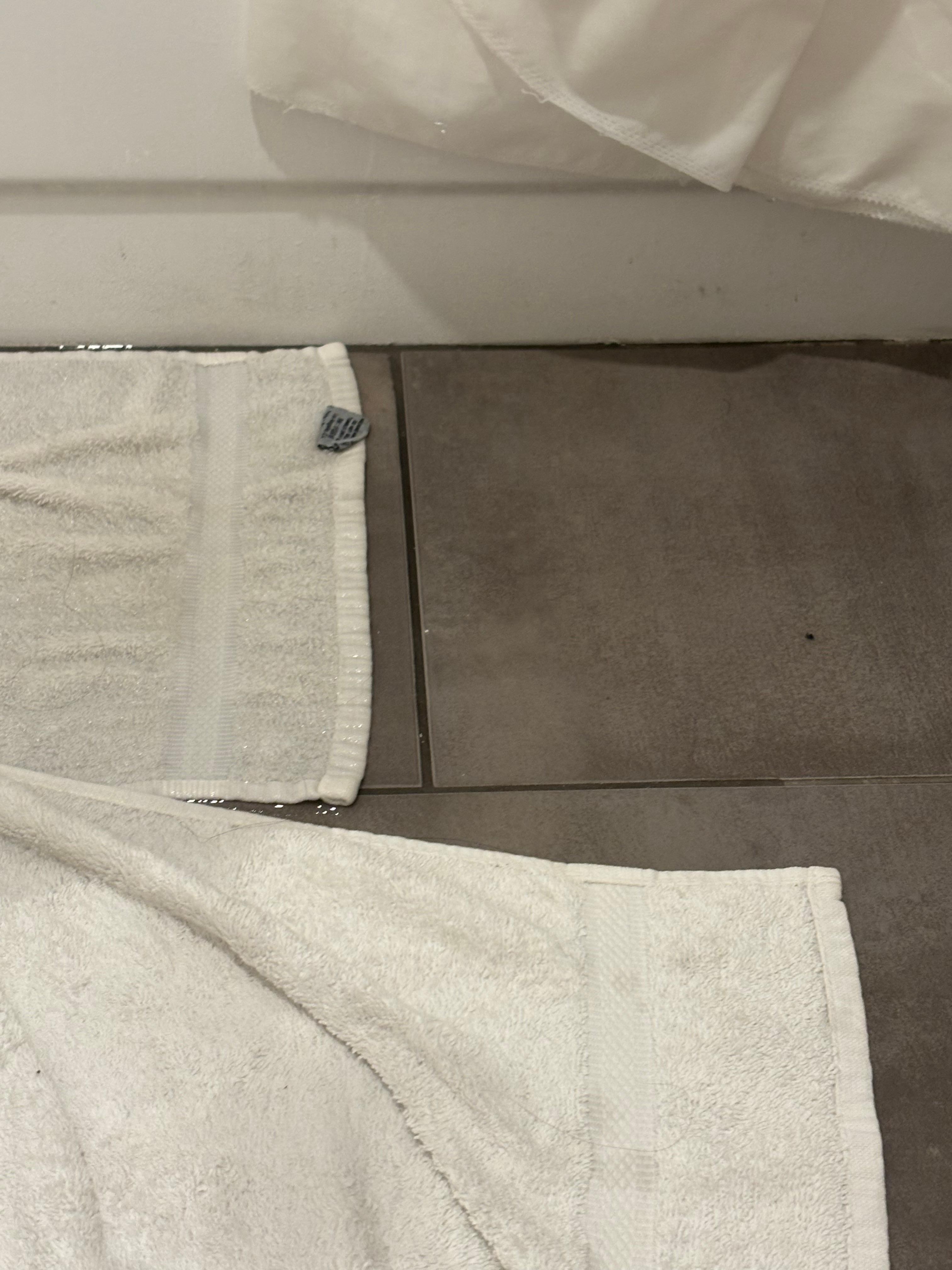 Water pressure is too much for the size of shower it is impossible to not have a puddle of water outside the shower 