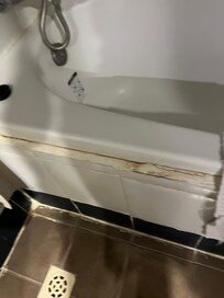 Mouldy grout everywhere