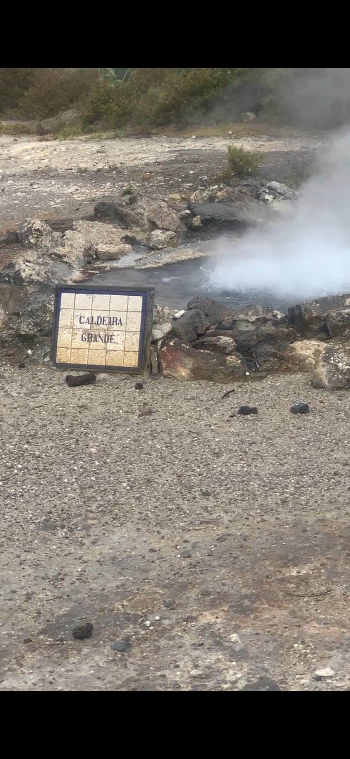 The tremendous heat venting through 