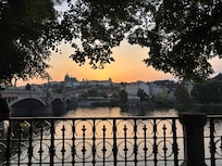 Gikk langs elven på kvelden, helt magisk!