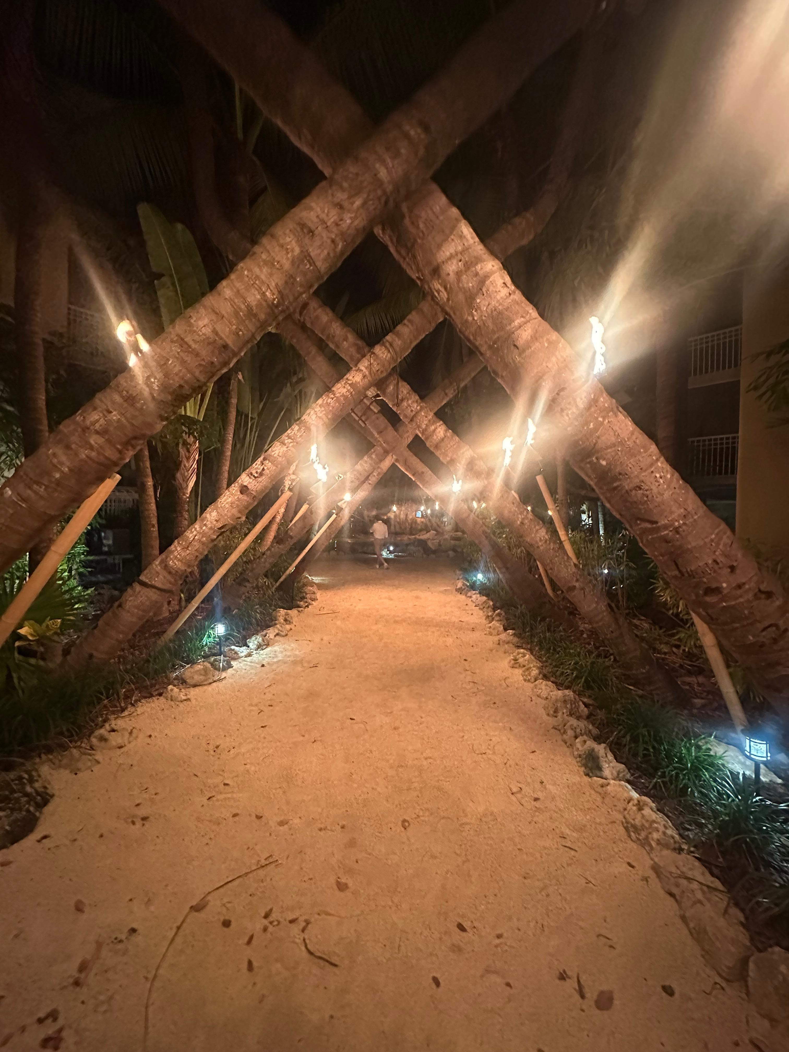 Resort at night 