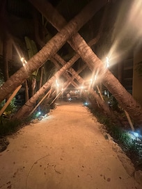 Resort at night