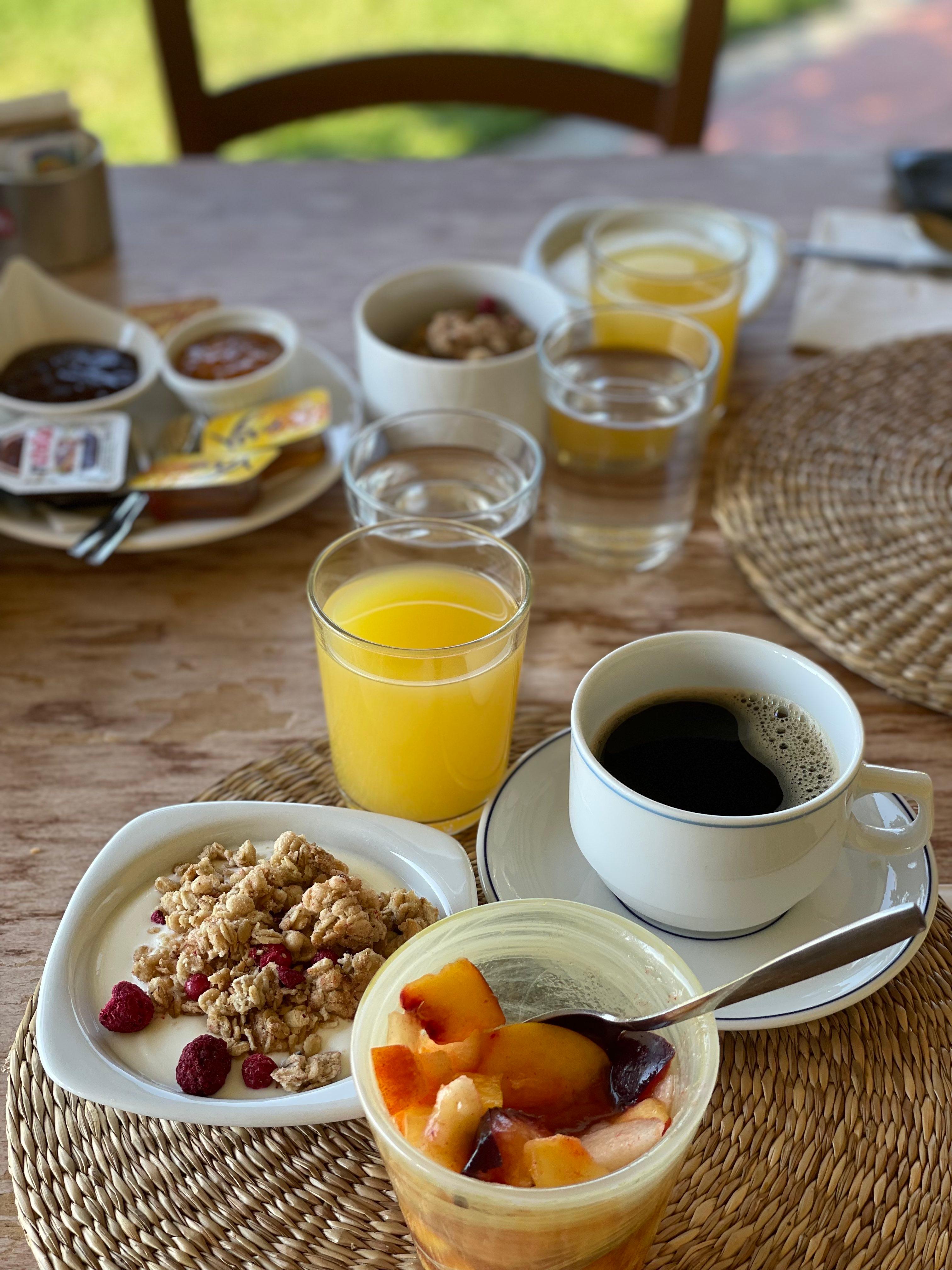 Frukosten var ljuvlig!