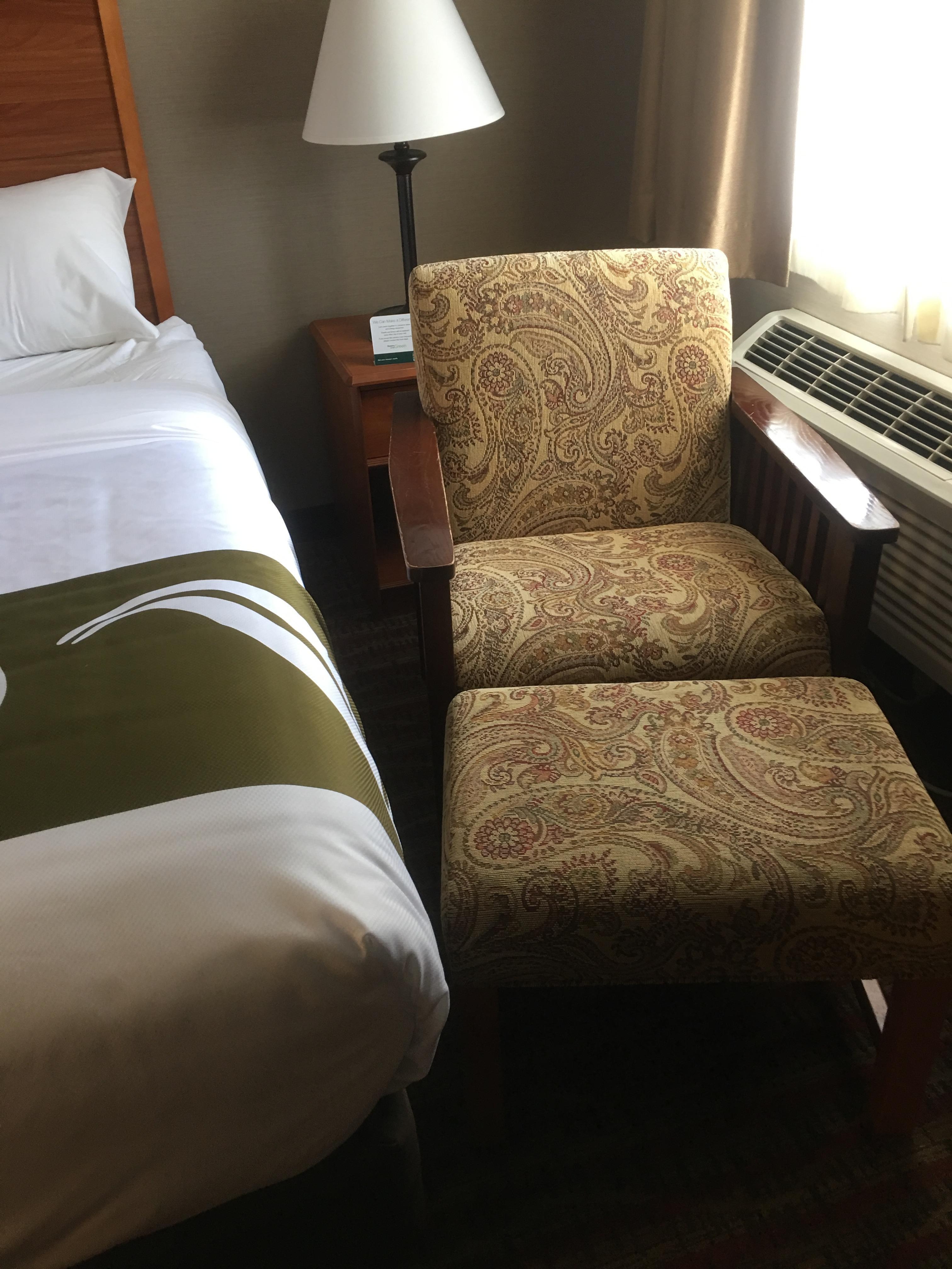 Chair and bed