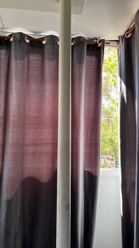 Cortina não fecha completamente