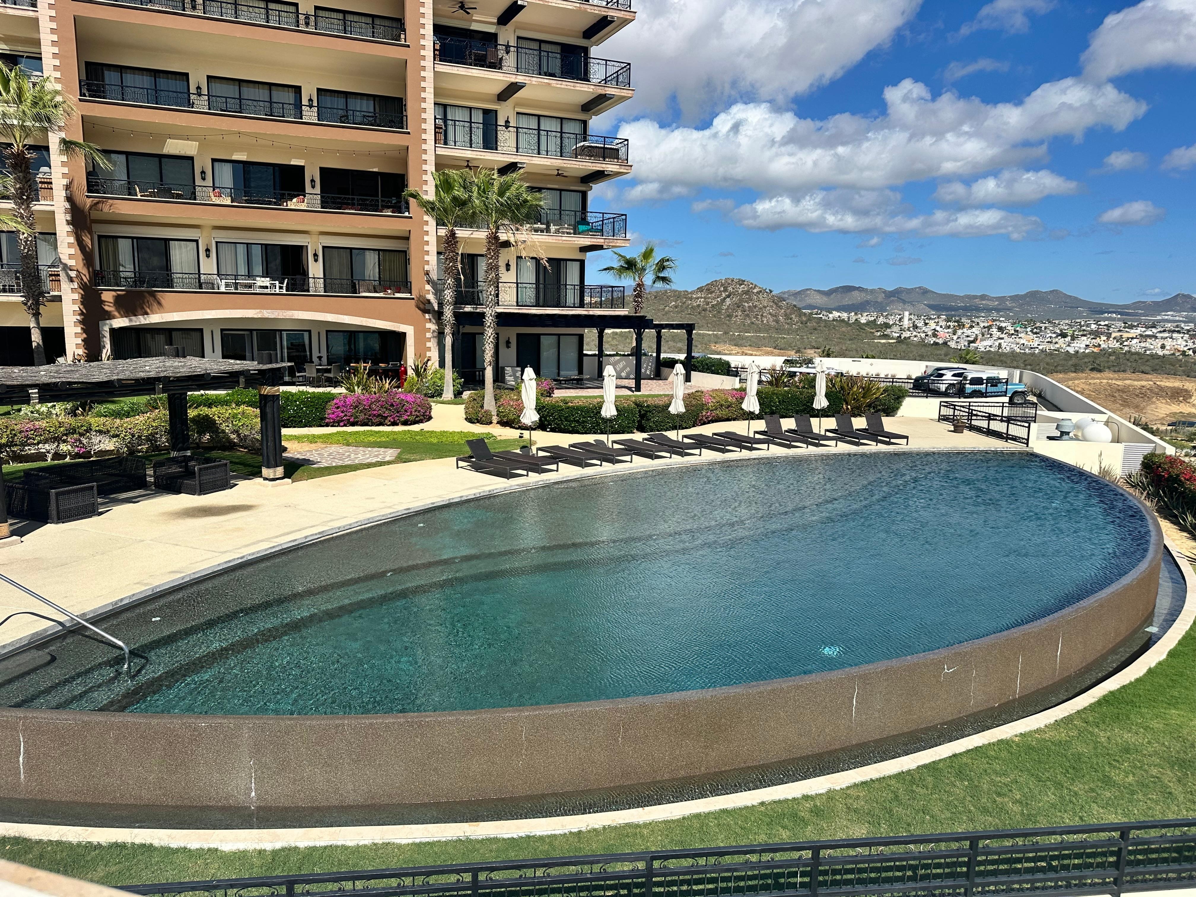 One of the pools on the Copala property