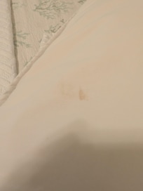 Something nasty on the bed