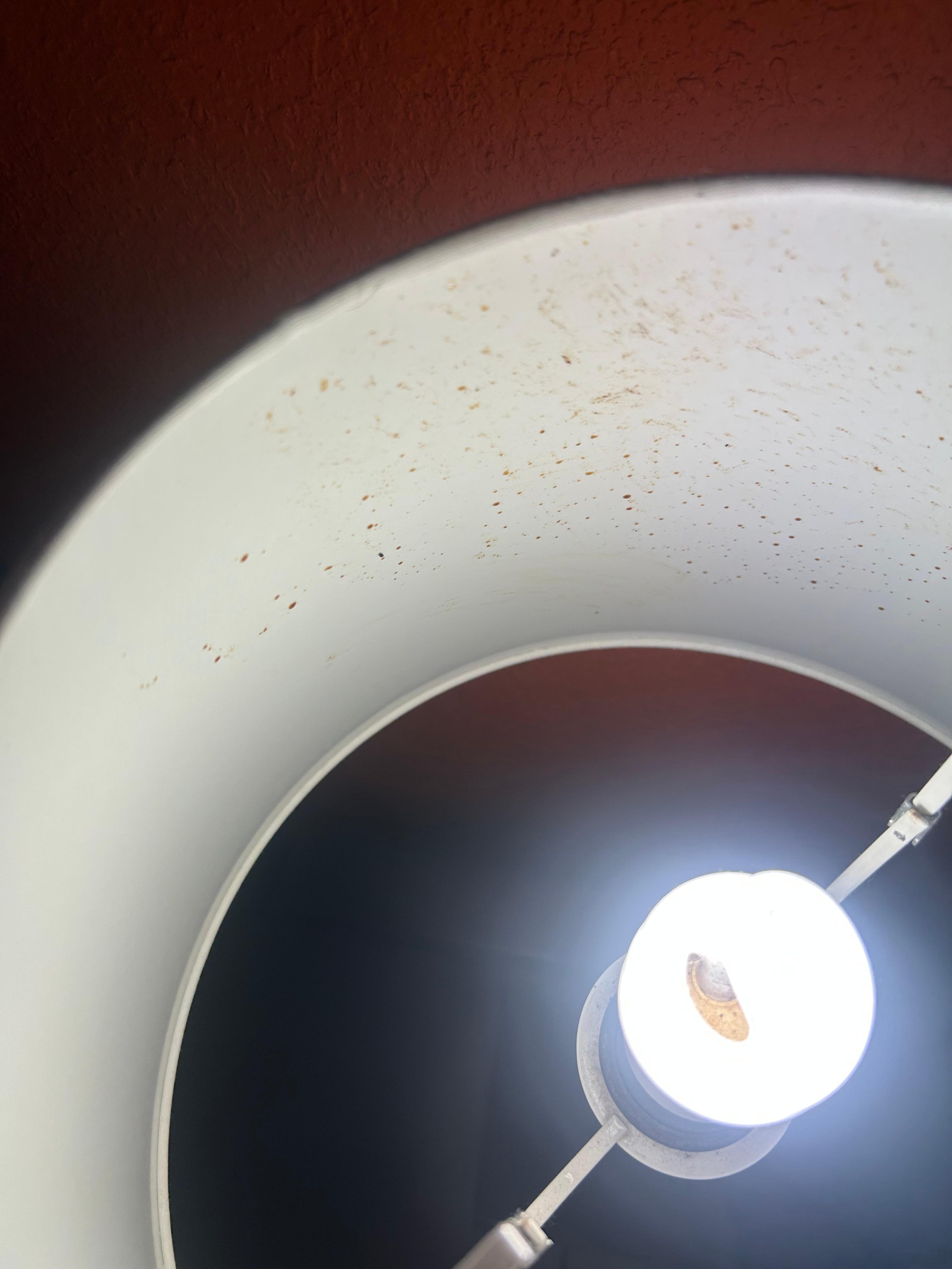 Dirty lamp shade