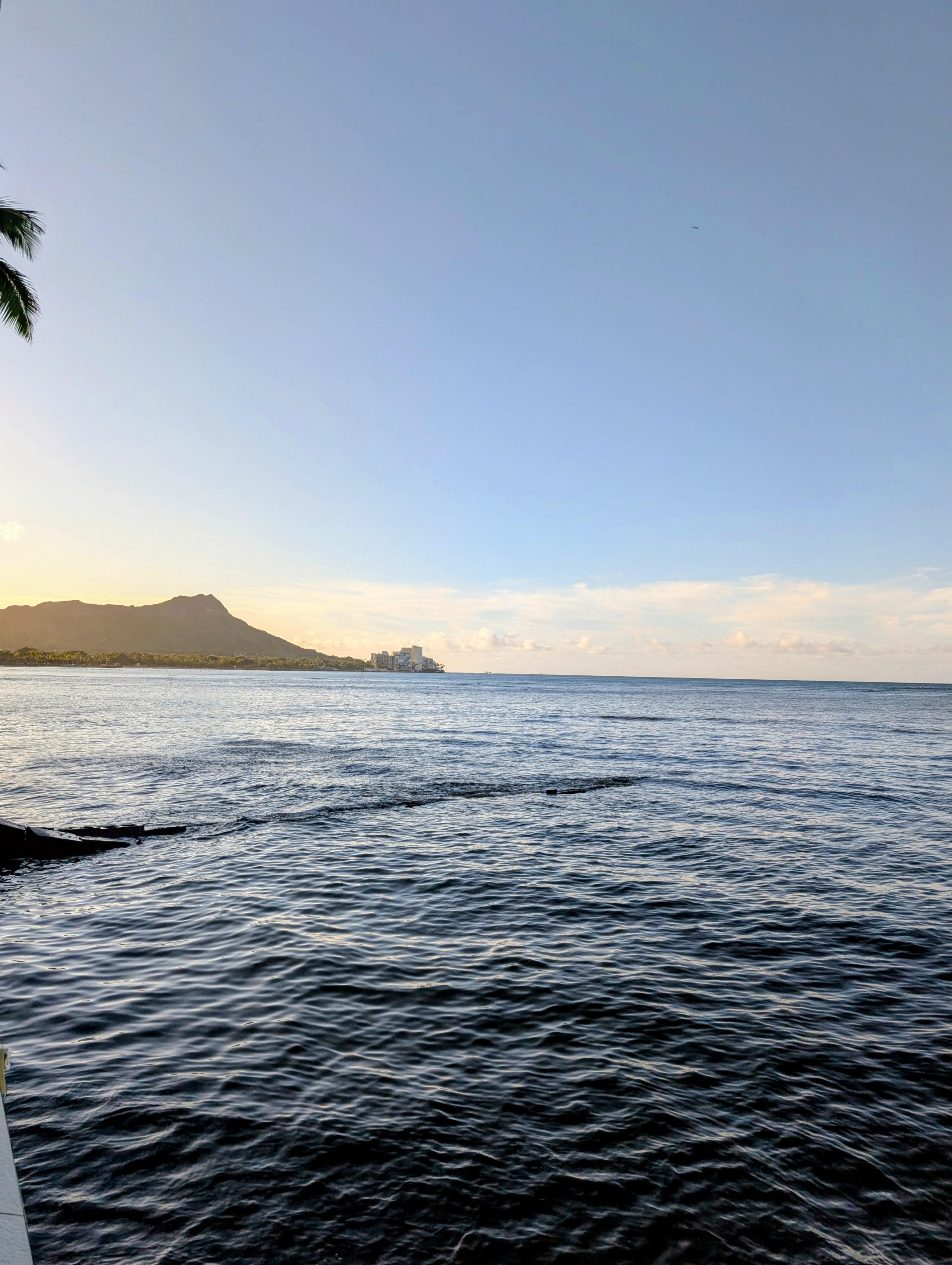 From the hotel beach looking toward Waikiki Beach 