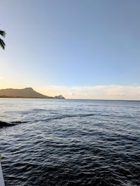From the hotel beach looking toward Waikiki Beach