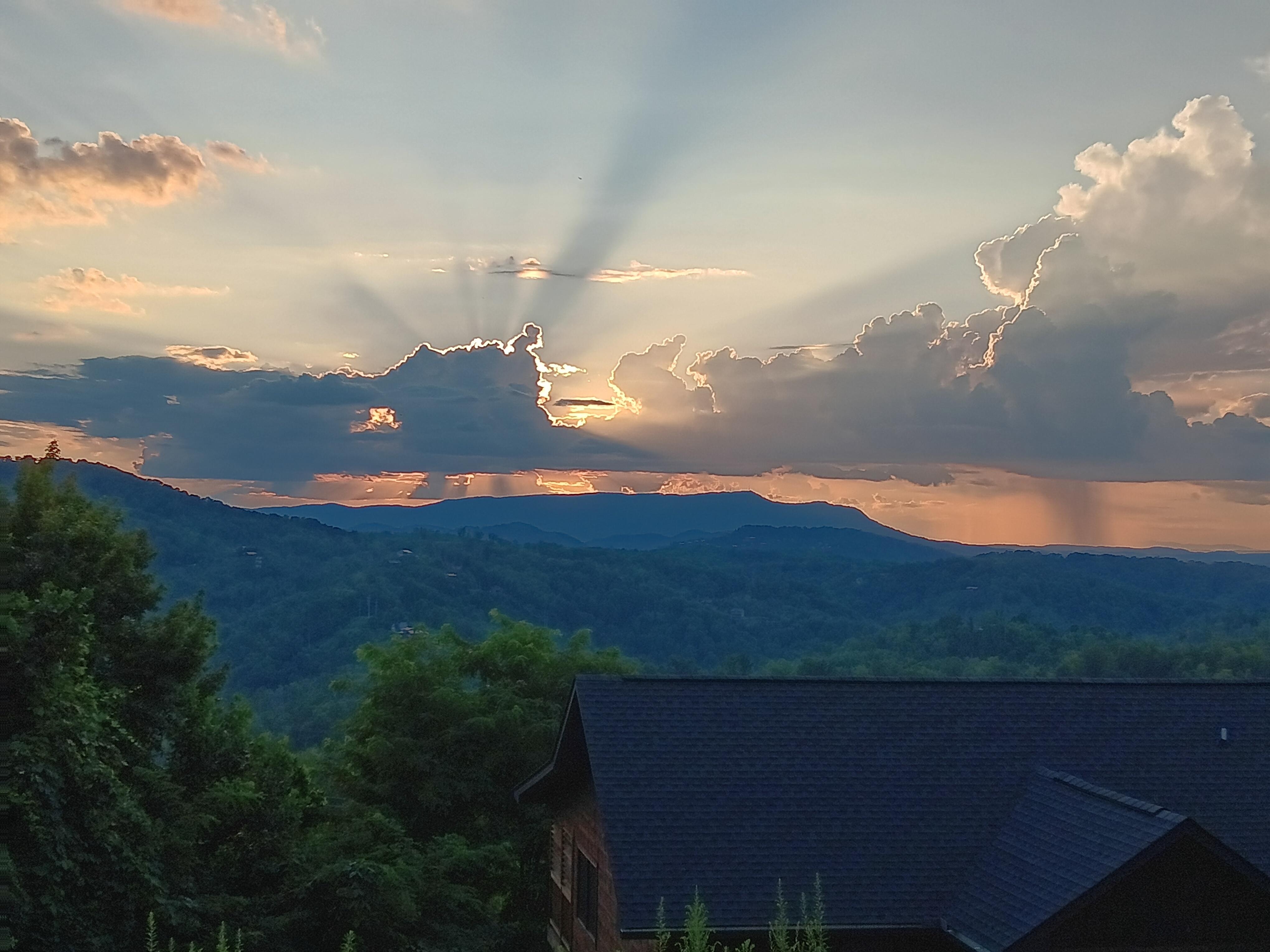 Spectacular sun sets 