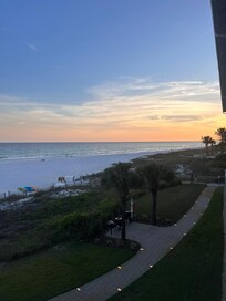 Beautiful sunsets and sunrises from the balcony!