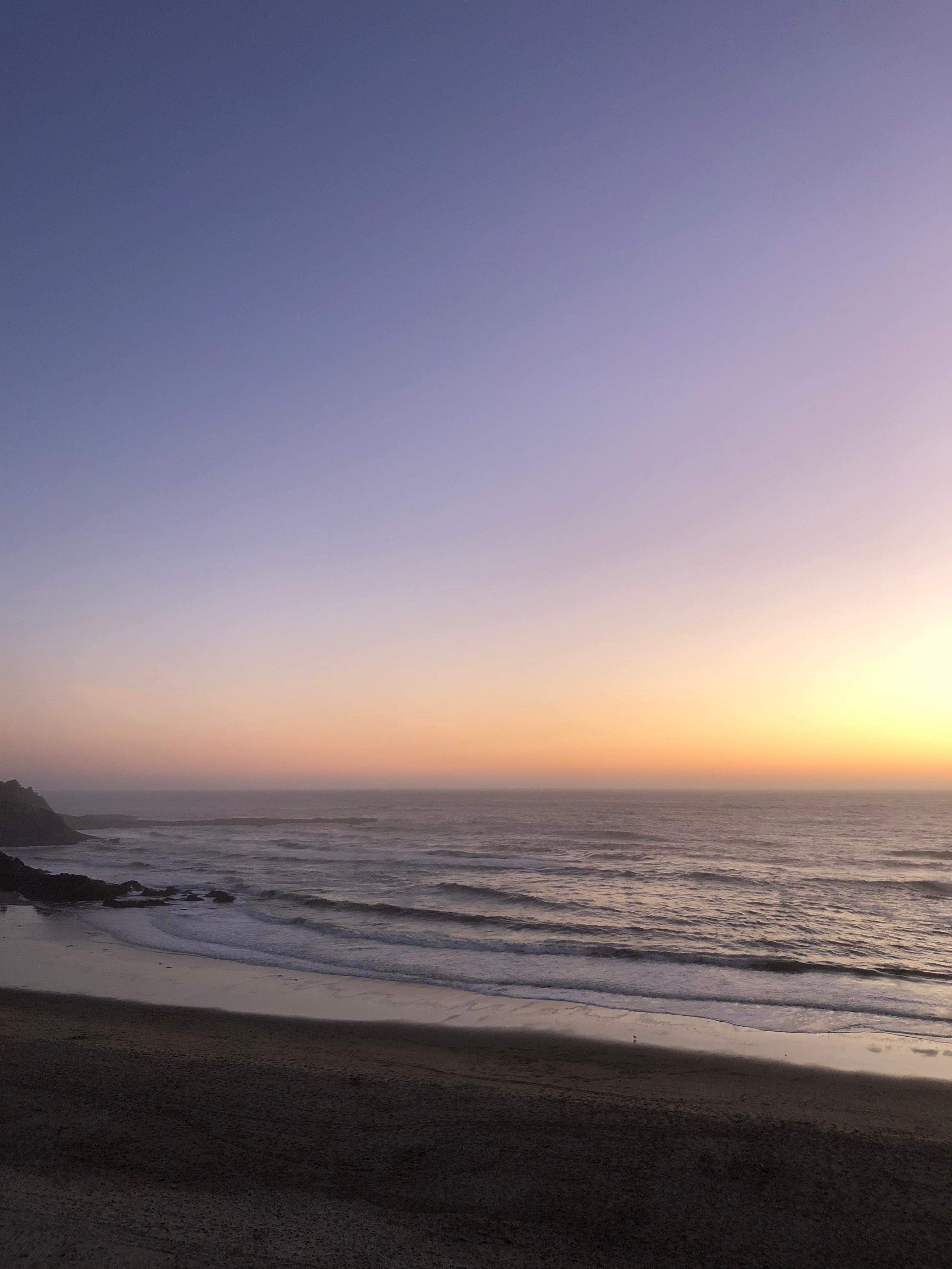 Sunset view from our balcony 