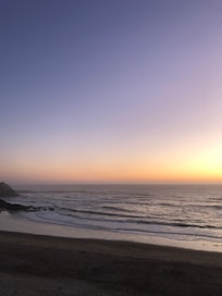 Sunset view from our balcony