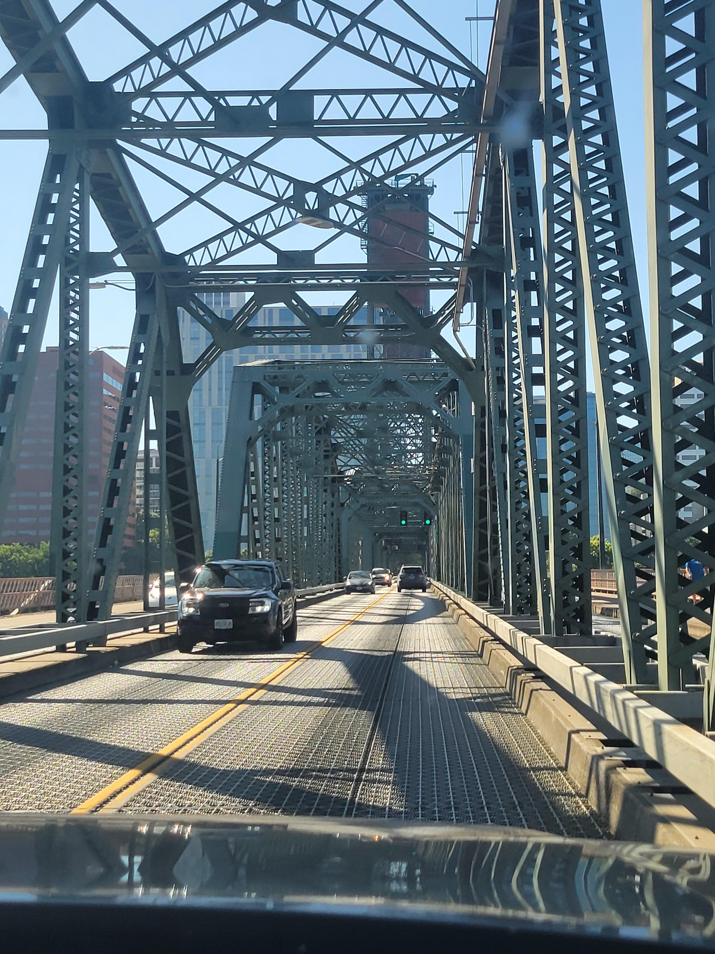 Heading towards downtown