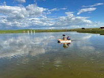 Pedal boat rides on the pond!