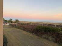 View at sunset from the balcony