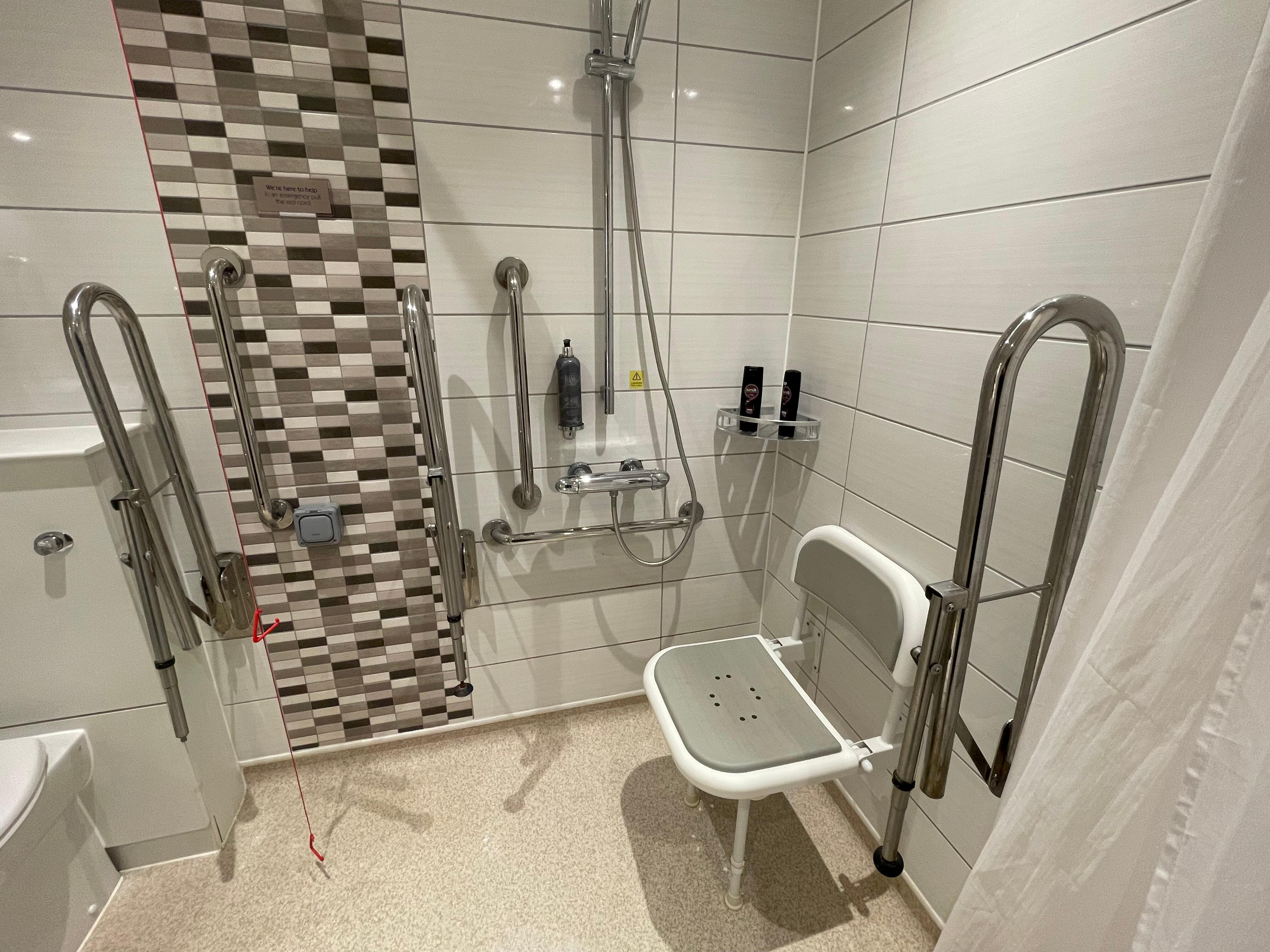 Our bathroom felt like we were in a hospital.