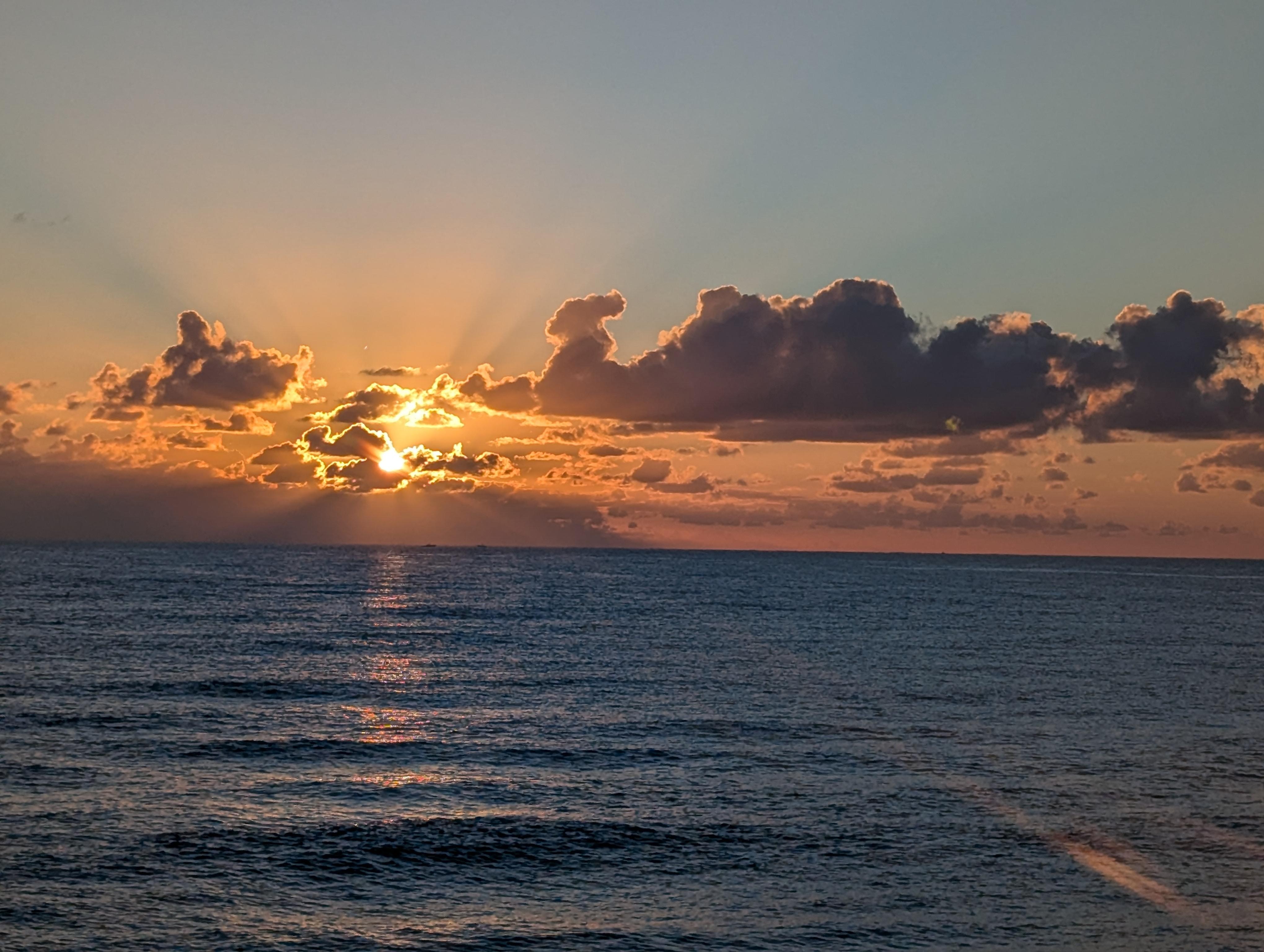 Sunrise from the Beach 