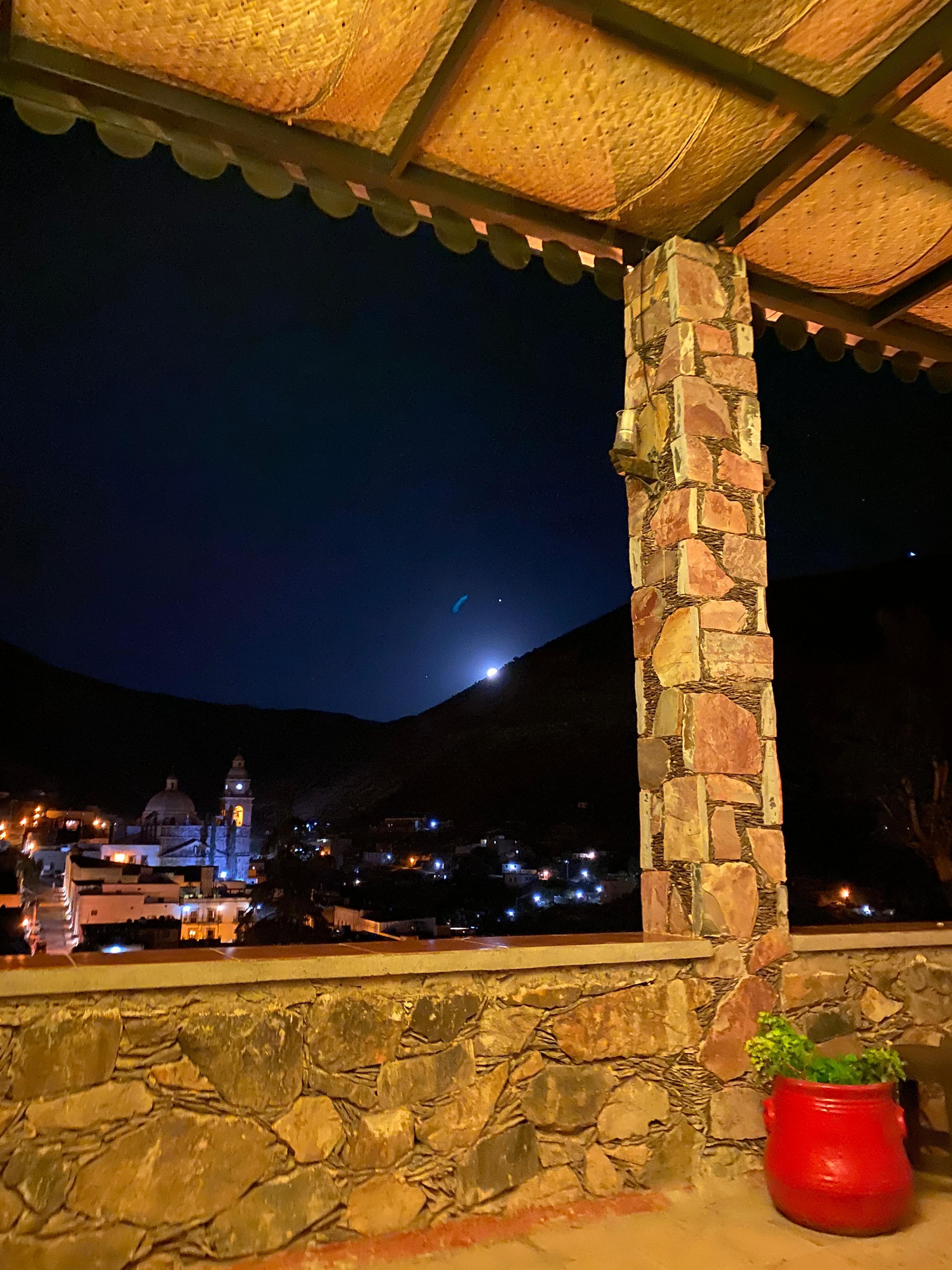 La terraza, vista preciosa 