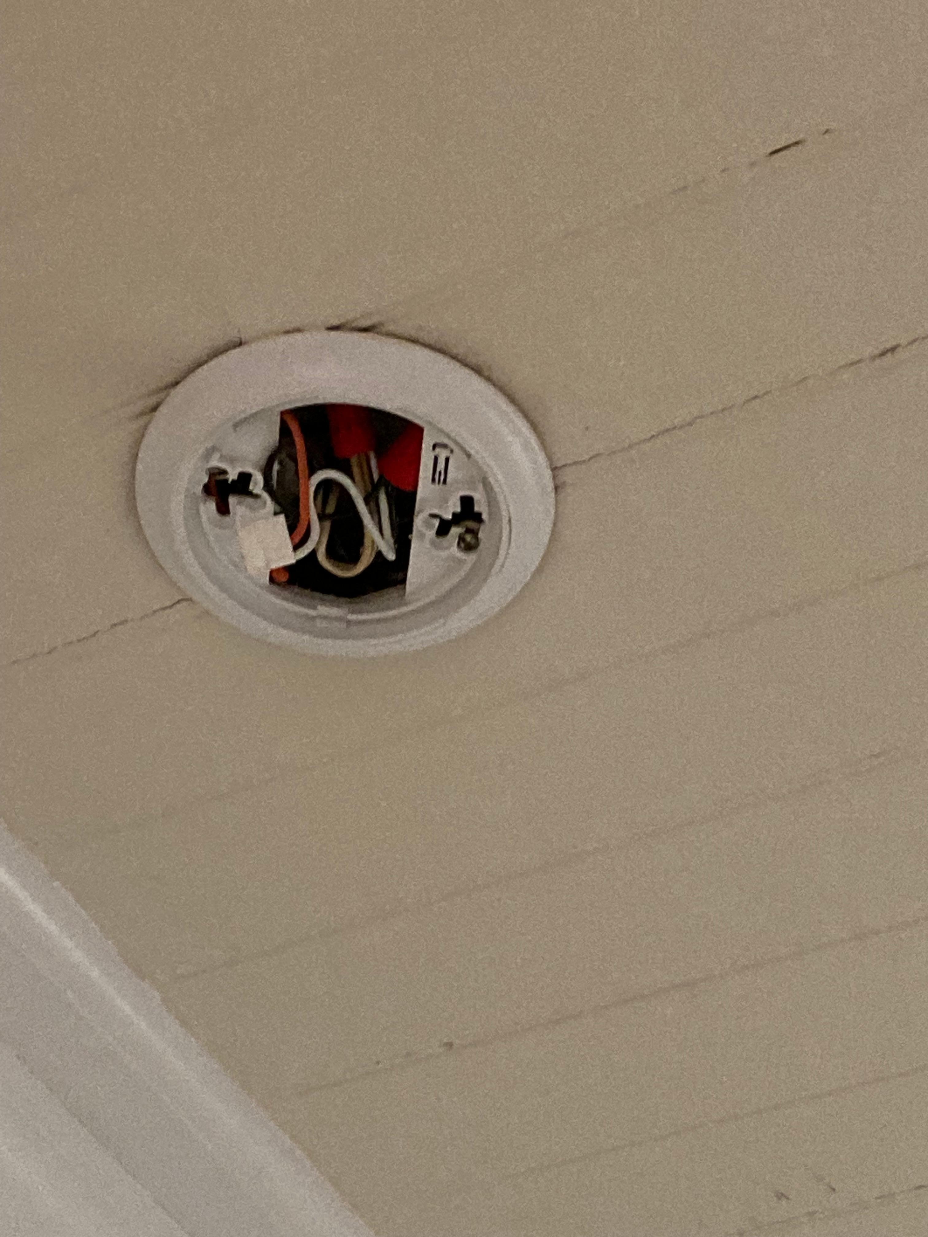Missing smoke detector. When I reported it, the clerk said that was not uncommon - people do that to smoke in the rooms. She said she was sorry and they never would have let us stay in that room if they had known.  The room was tiny. Checking?