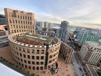 View of the Library from the room window