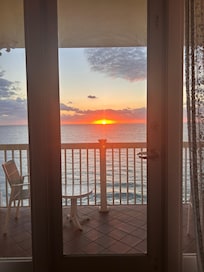 Sunrise from our room.