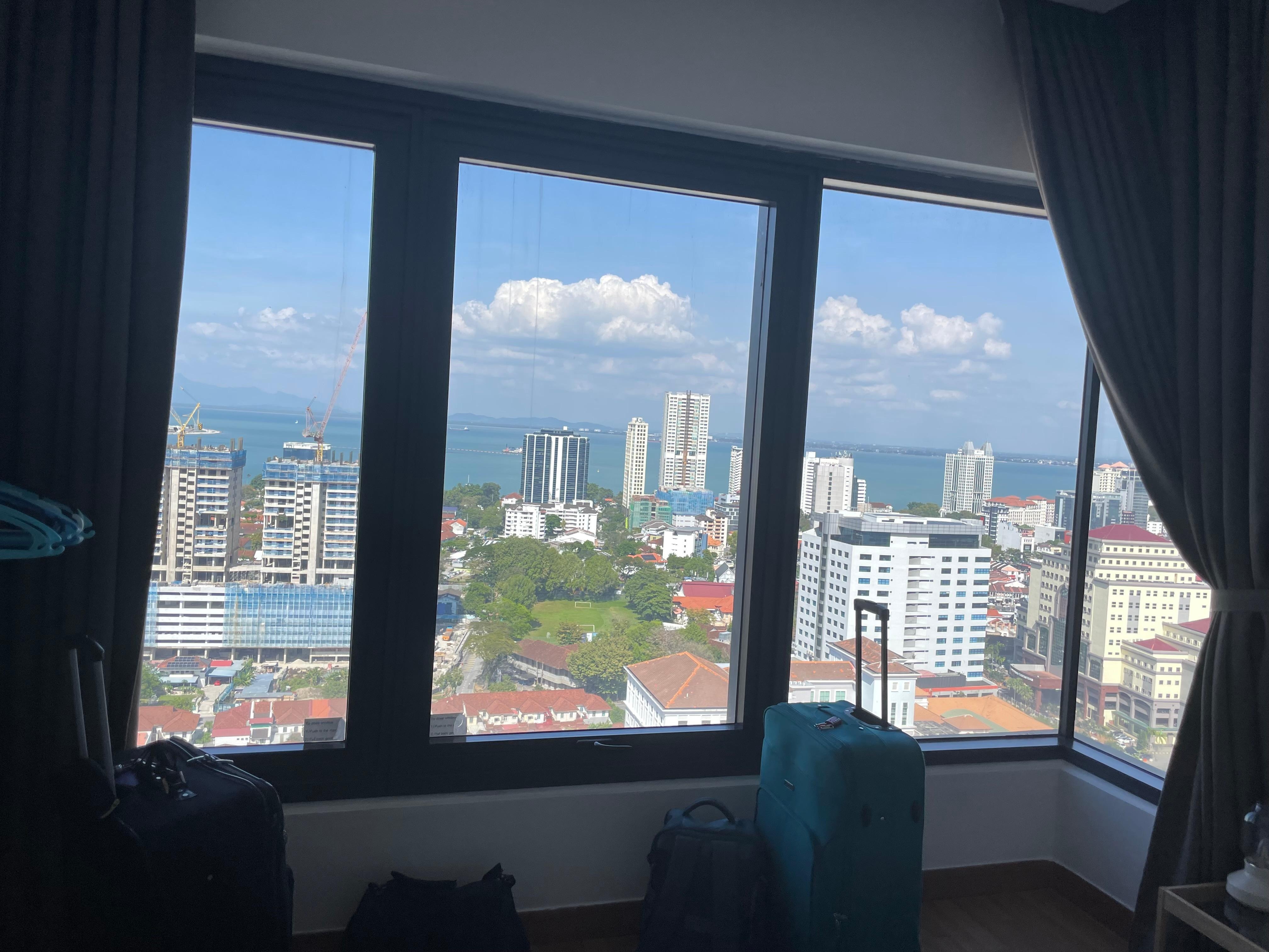 Lovely view from the master bedroom