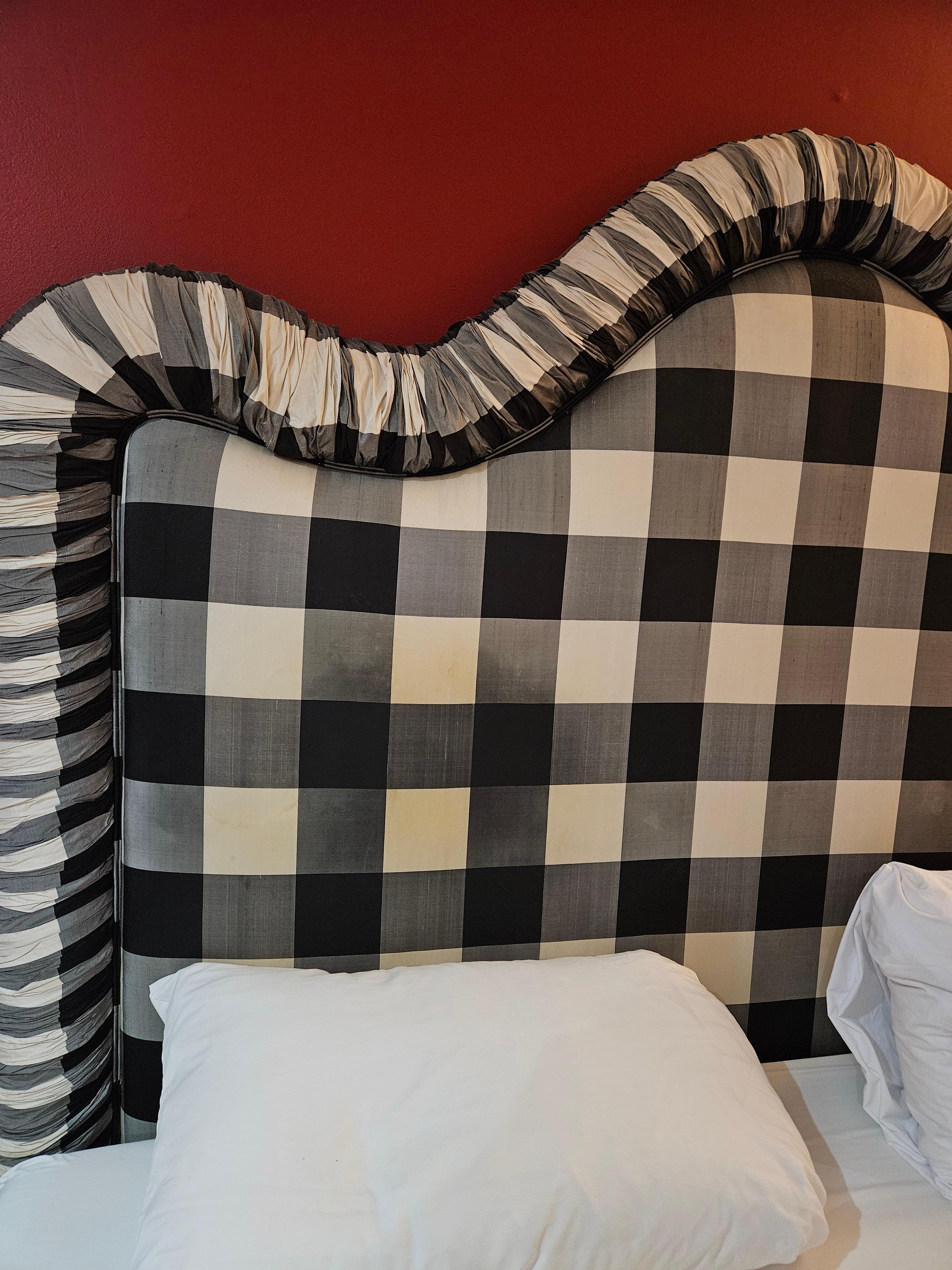 Stains on the headboard