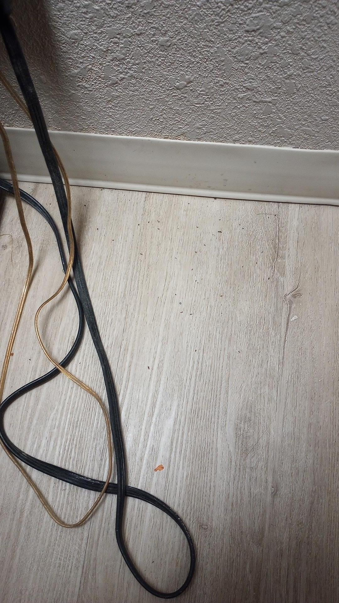 More dirt on the floor