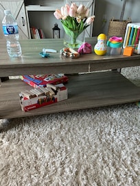 Broken coffee table