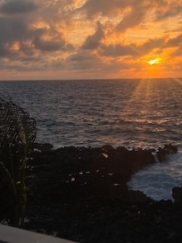 Beautiful sunsets every night right on your own private patio