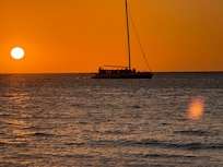 view from the beach