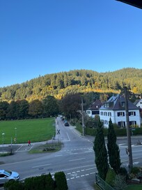 Der Blick aus dem Wohnzimmer