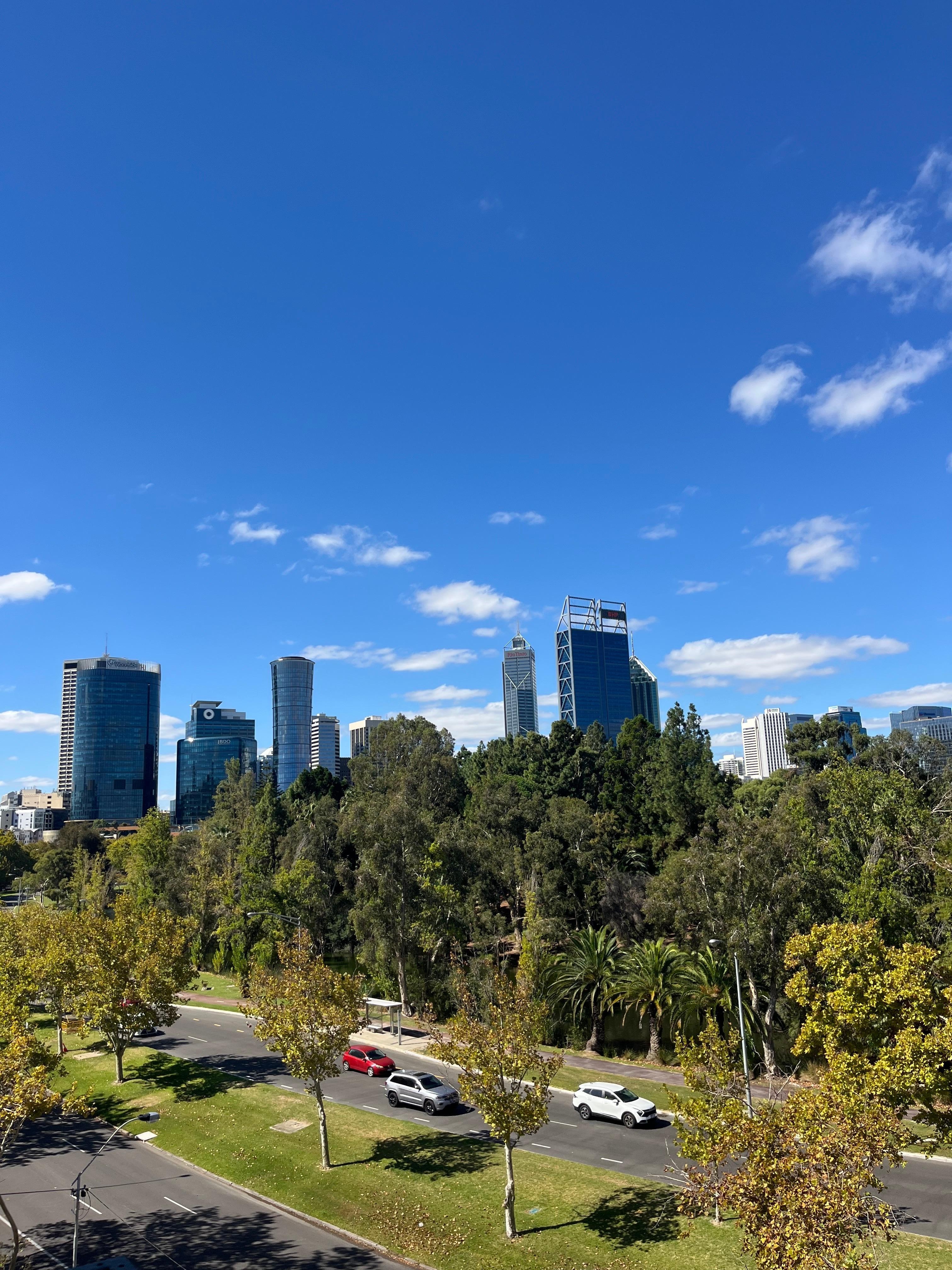 View from executive room balcony, 4th floor