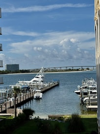 The view from the balcony