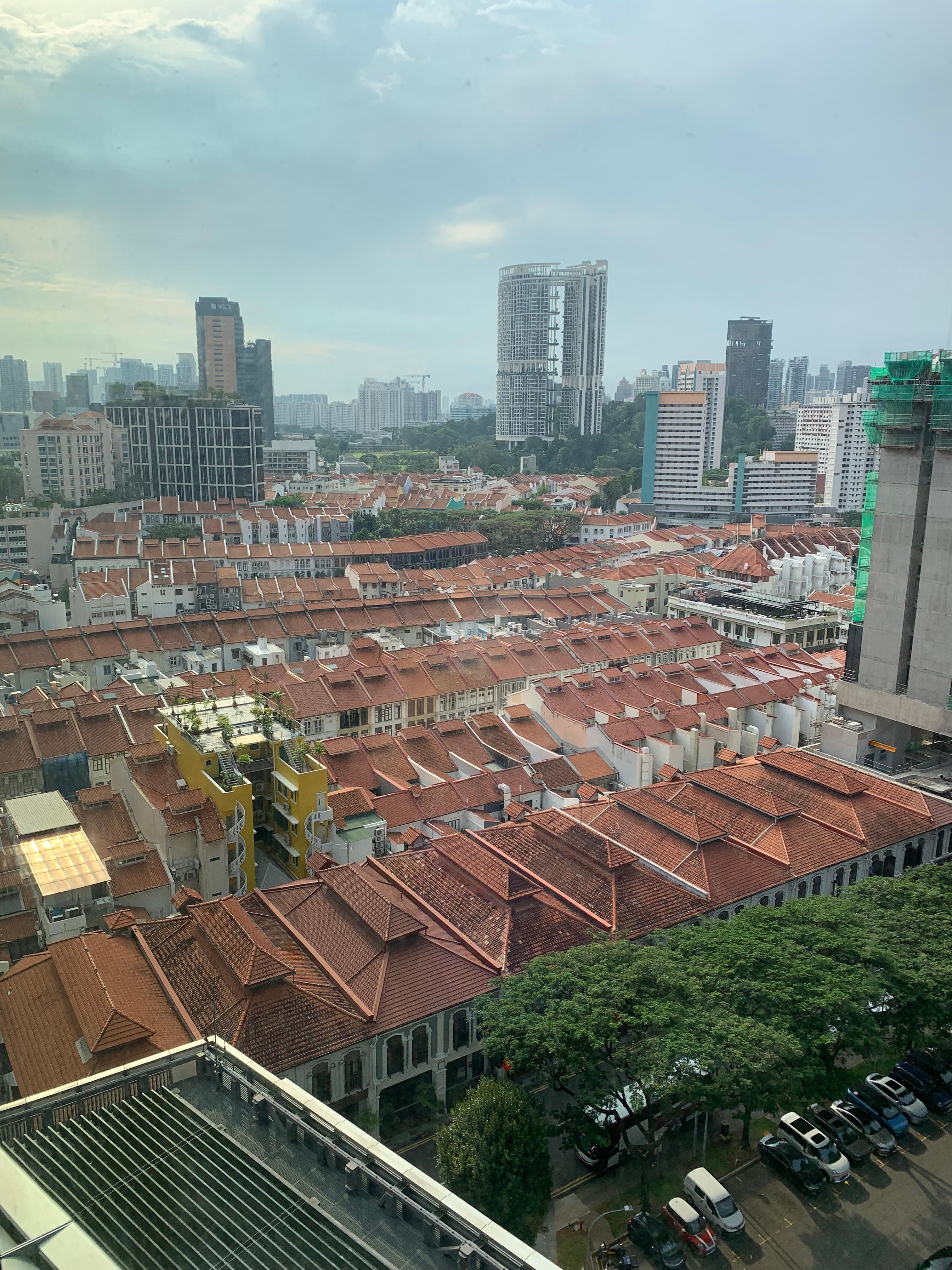 A view of Chinatown from the hotel room.