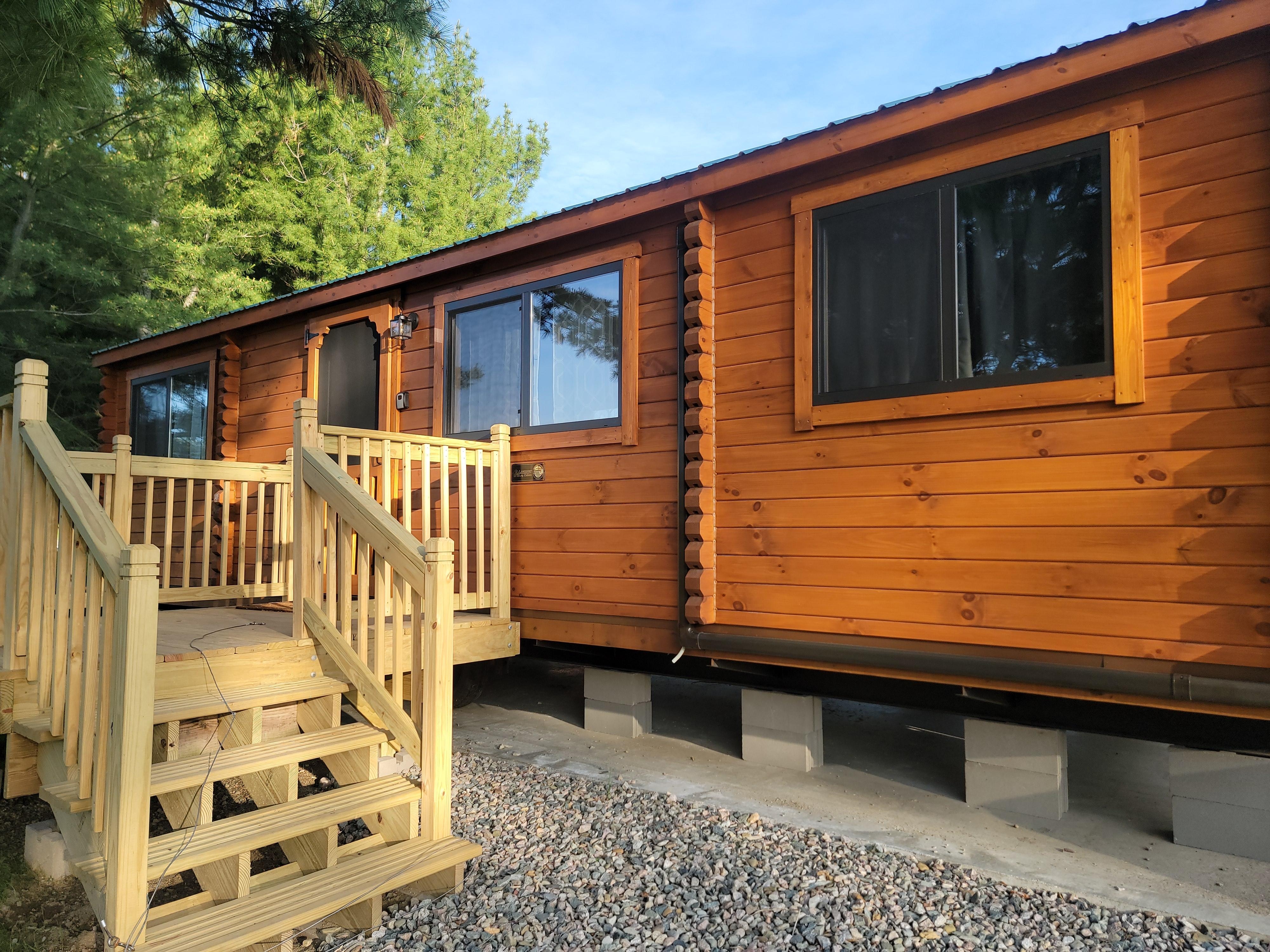 The new log cabins