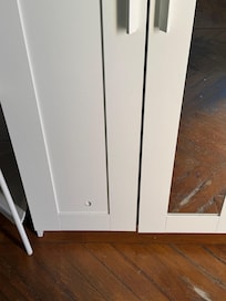 Closet was broken