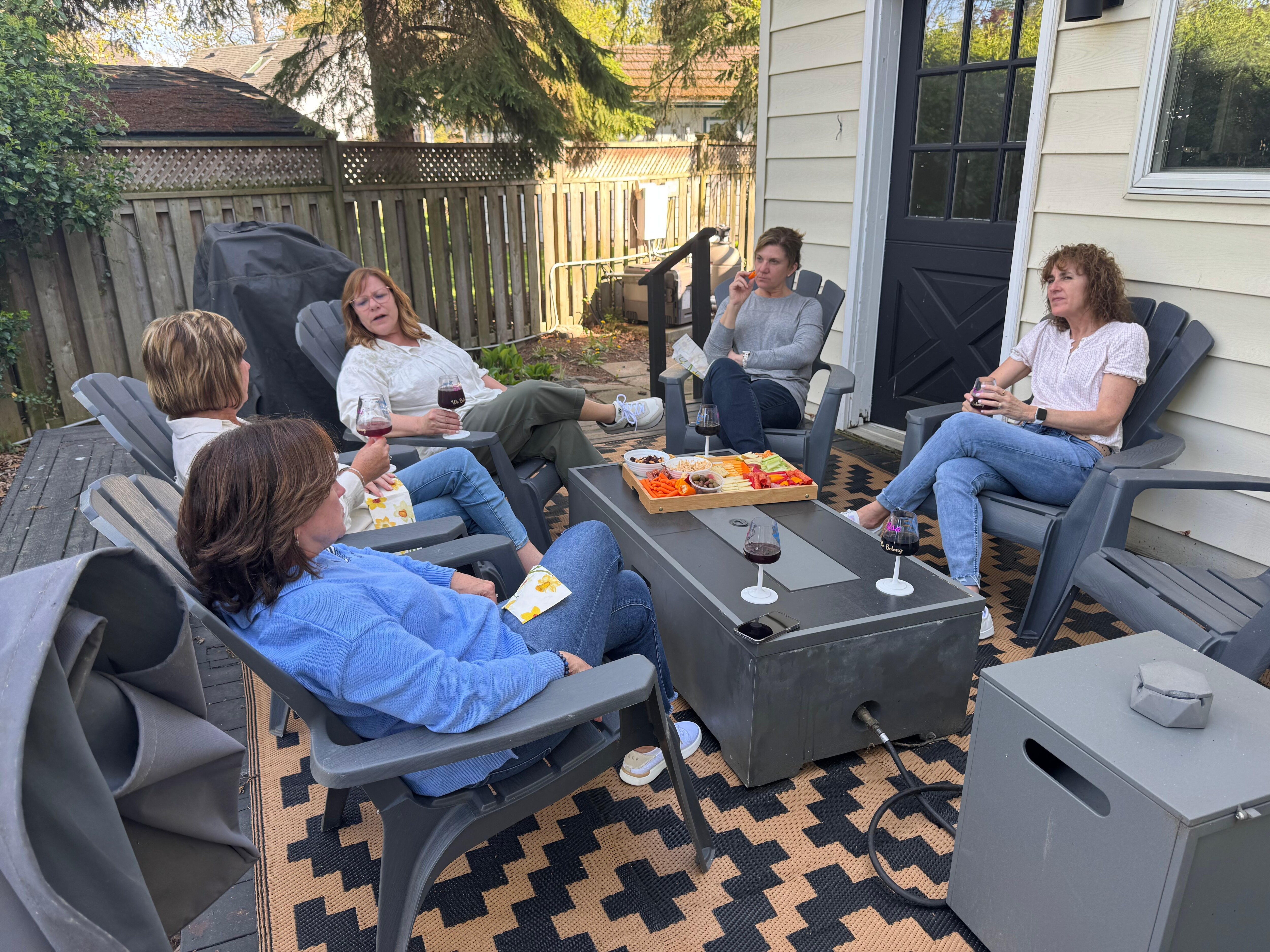 Fire pit area