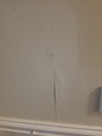 Stains on wall