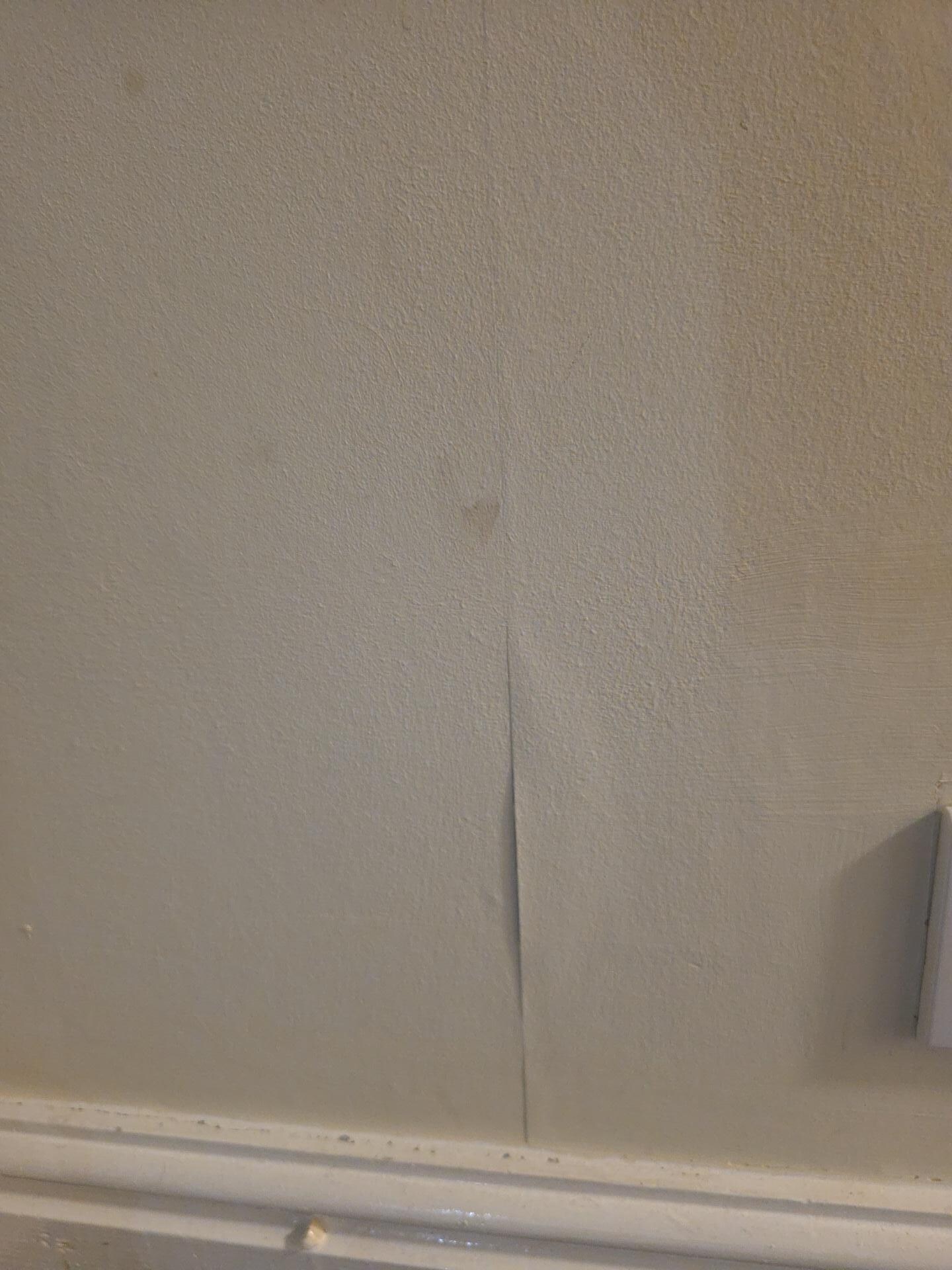 Stains on wall
