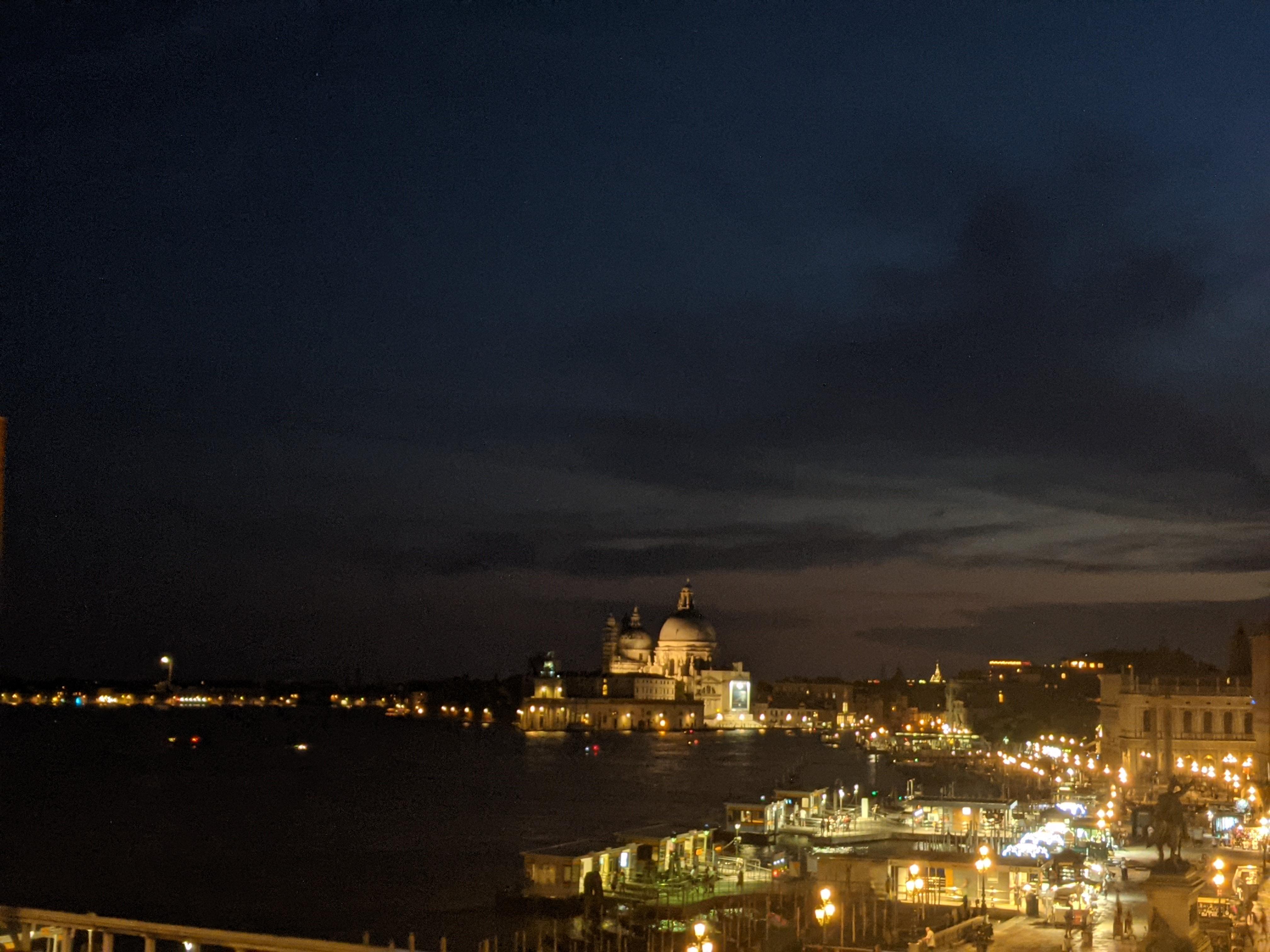 Rooftop restaurant view