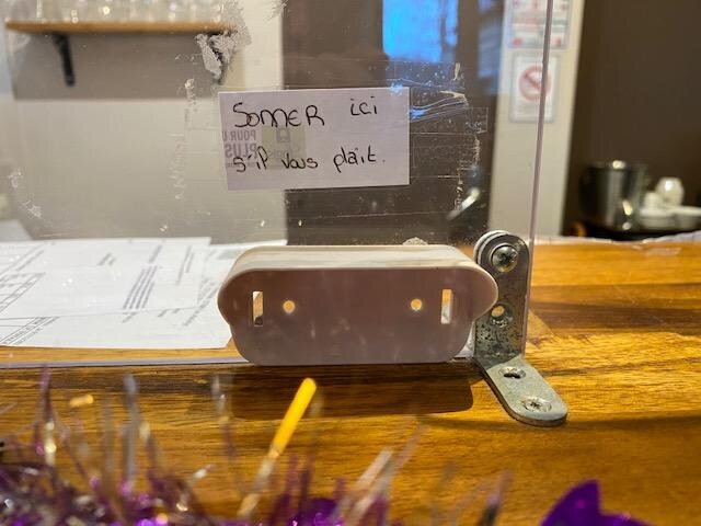 Etat de la sonnette d'accueil.