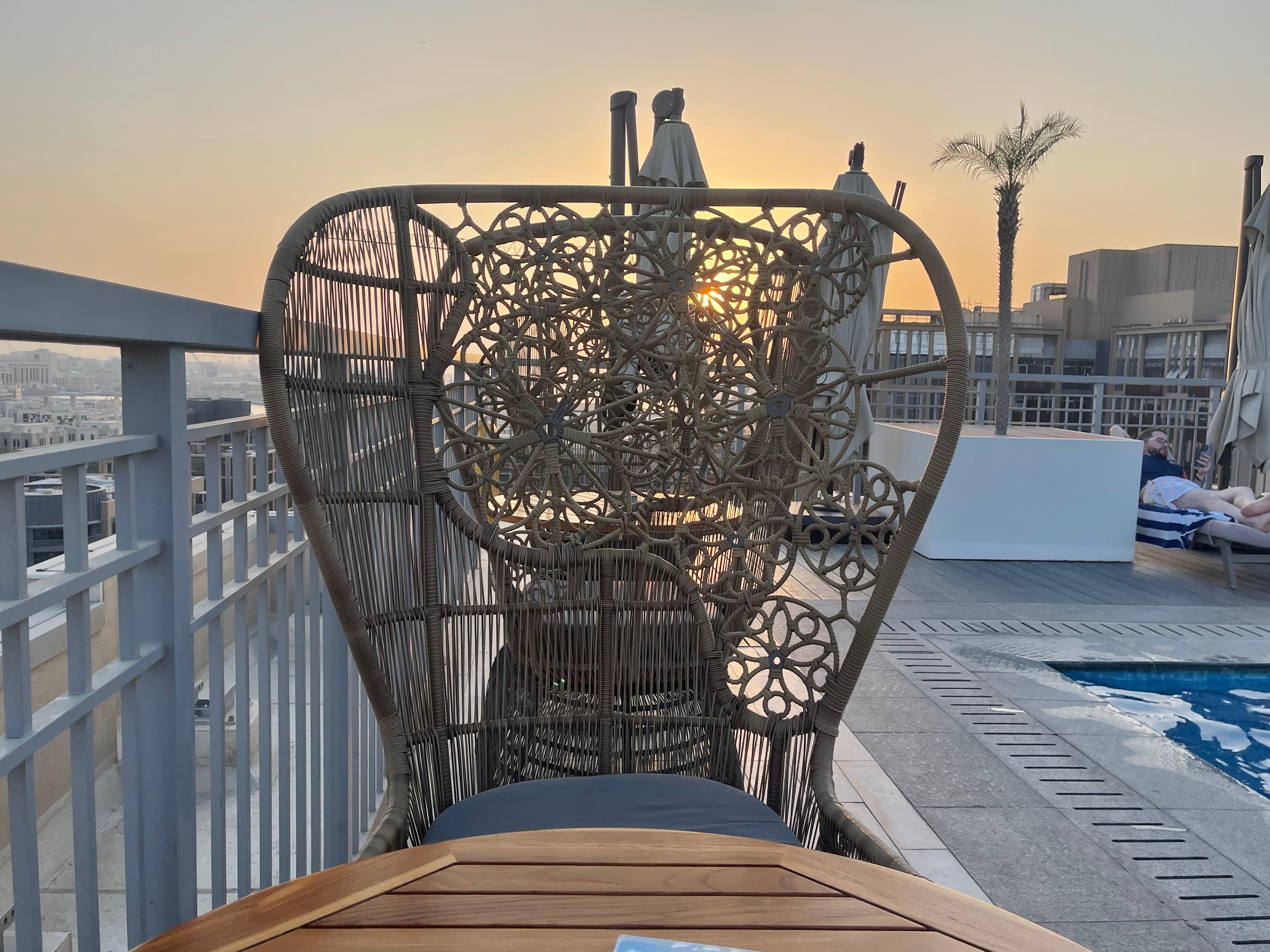 Rooftop sun downer