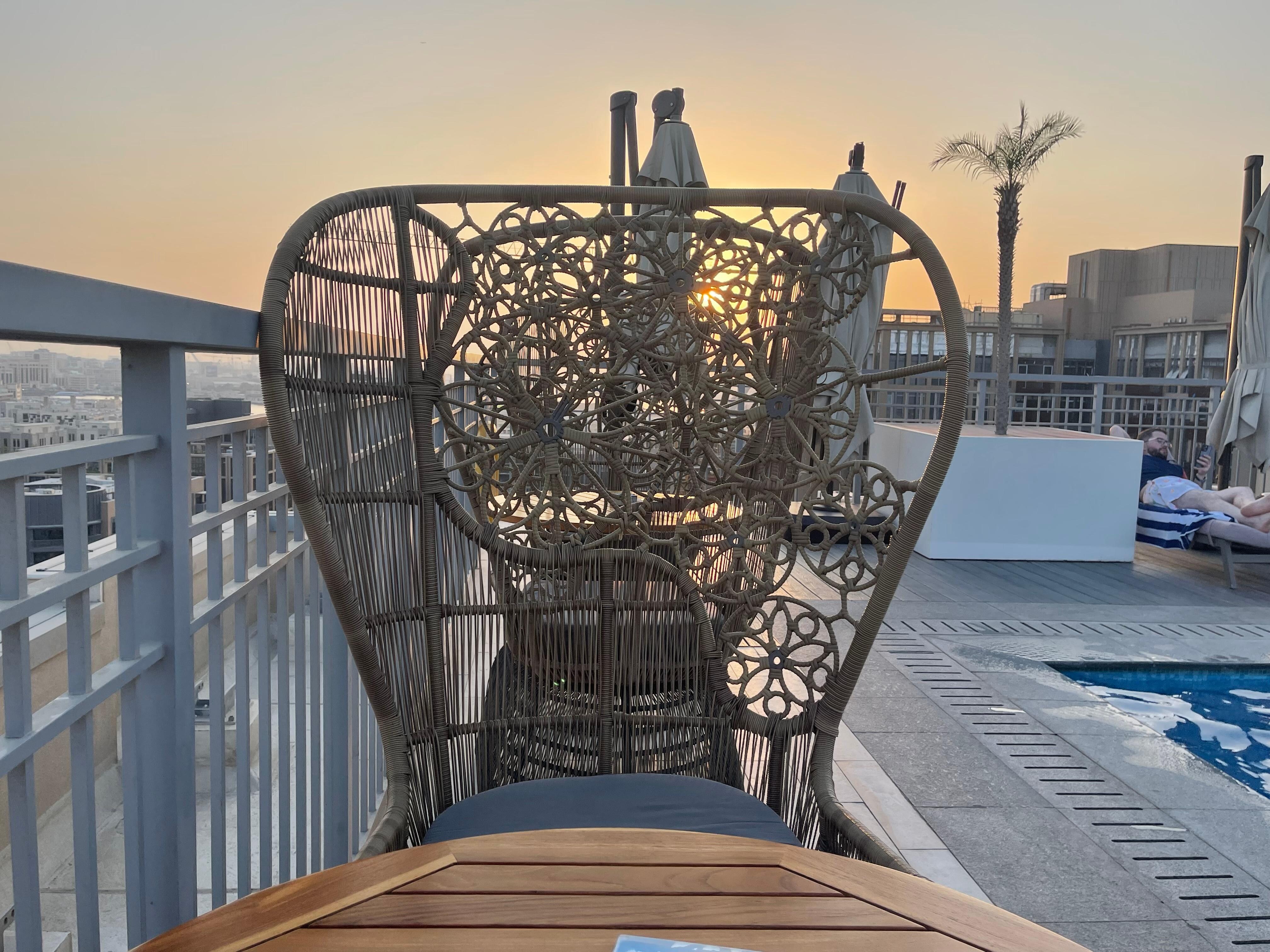 Rooftop sun downer