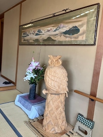 Lobby art in hotel