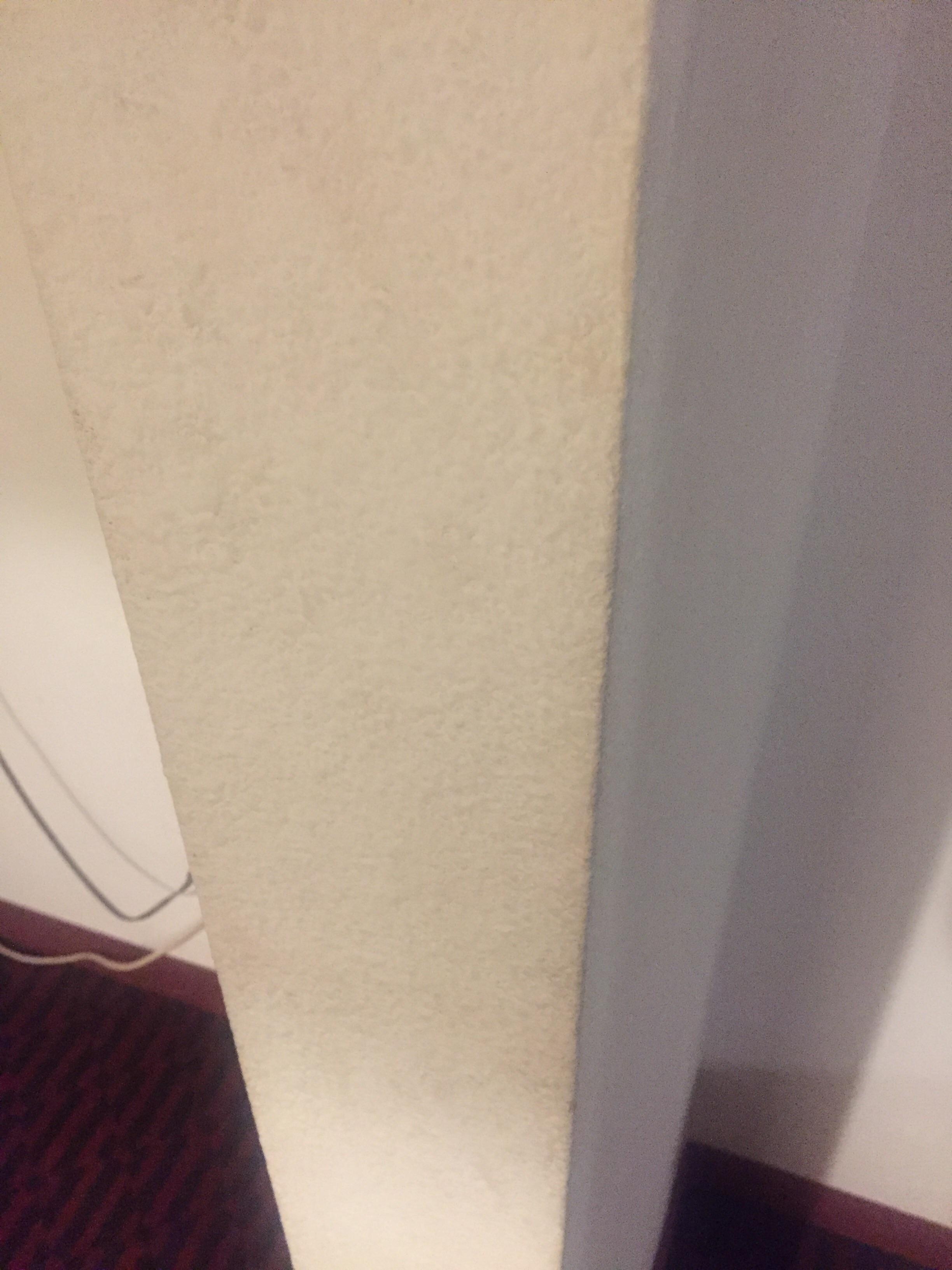 Yellow stained walls 