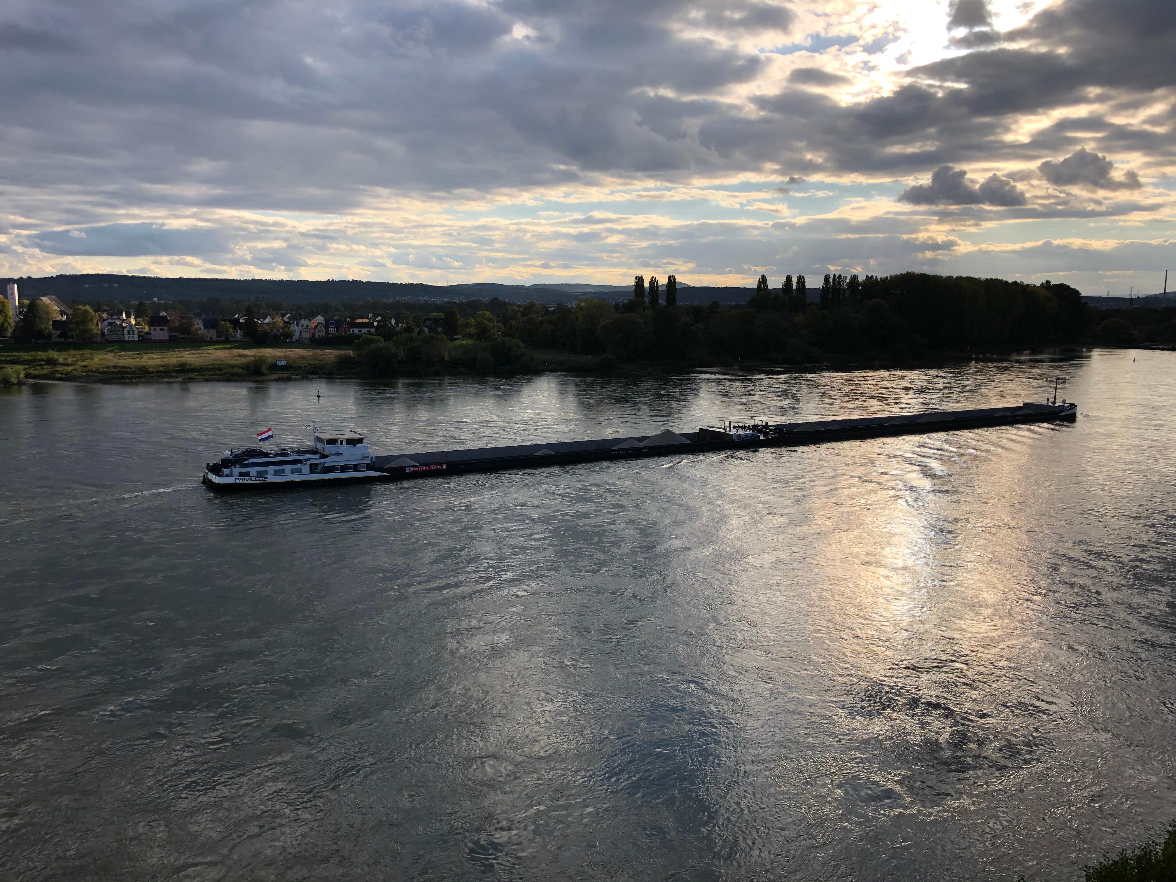 Rhine River view from room.