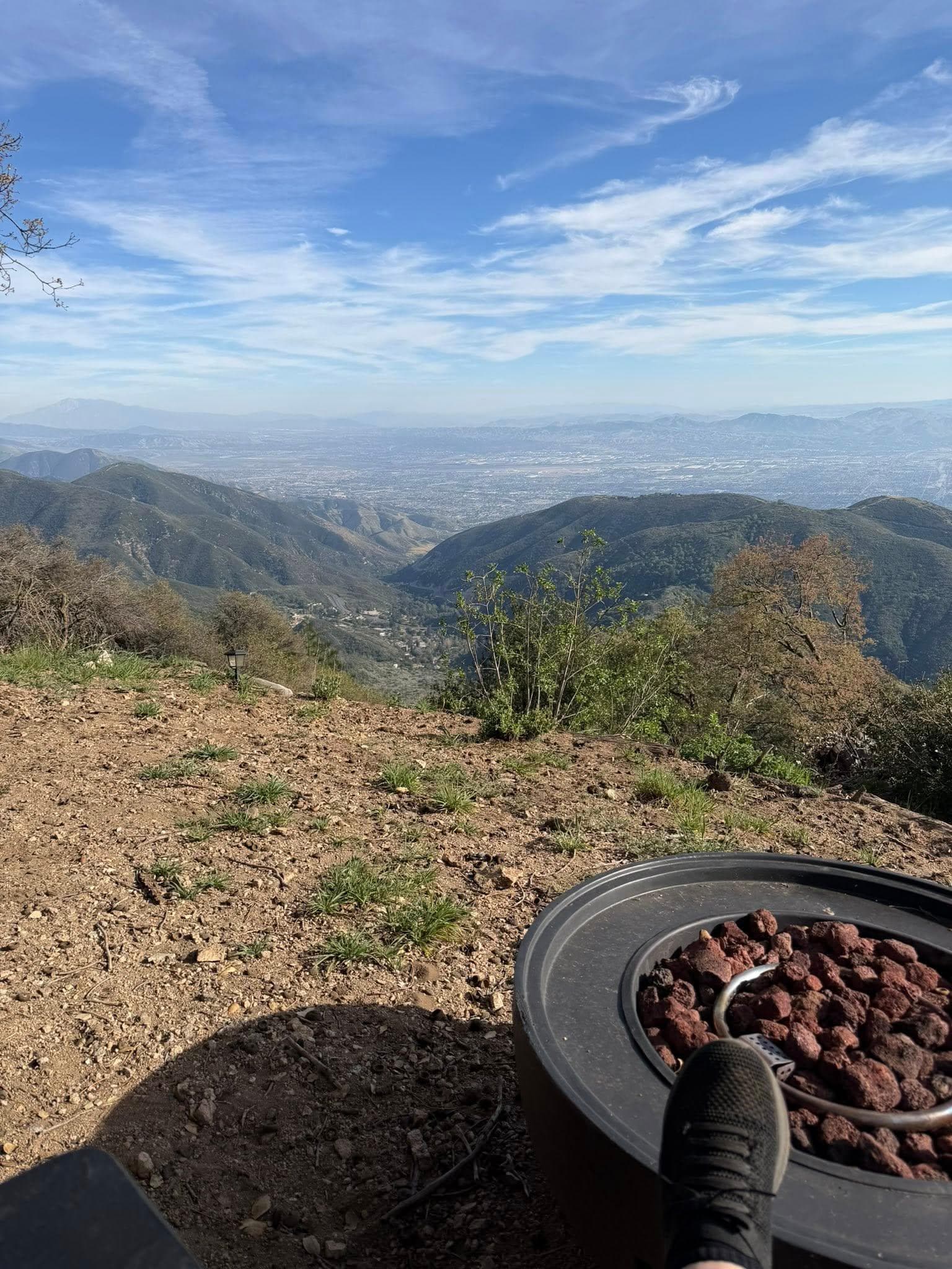 View from the bottom of the property